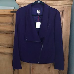 Anne Klein purple jacket NWT